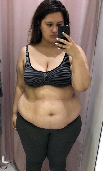 Odiaba mi cuerpo por los kilos de más.